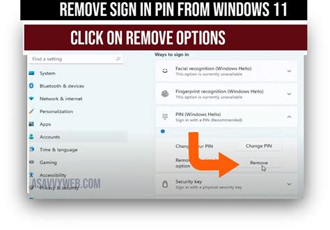 pin won't verify password